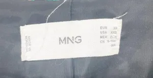 Mango MNG Floral Print Longline Blazer One Button Oversized Women's XXS thumbnail 8