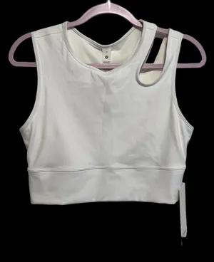 NWT Mastered Motion yoga Pilates quiet luxury Cropped white Tank size 10 plus si thumbnail 1