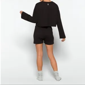 FP Movement Sunny Set Pullover Sweatshirt & Shorts in Black Small thumbnail 2