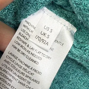 We The‎ Free Free People Teal Green Waffle Knit Thumbhole Tunic Top Small thumbnail 7