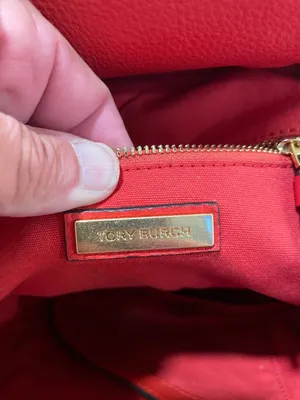 Tory Burch wms red orange suede leather tassled crossbody handbag SKU 10-229 thumbnail 16
