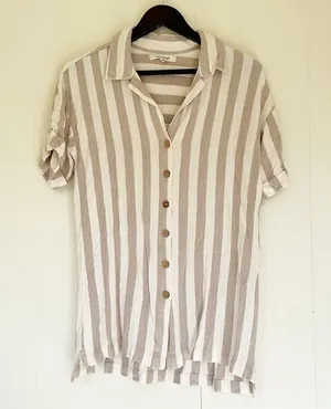 RIP CURL Ashore Striped Short Sleeve Shirt thumbnail 4