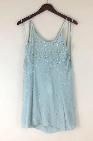 Free People Just Watch Me Slip Dress M thumbnail 3