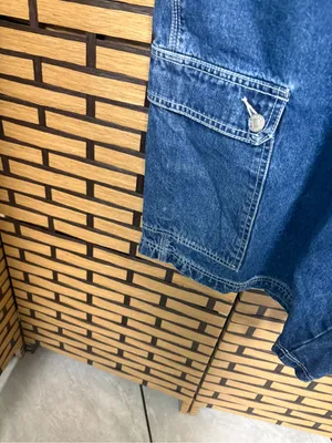 Revolt Denim Short Overalls Size 22 Blue thumbnail 6