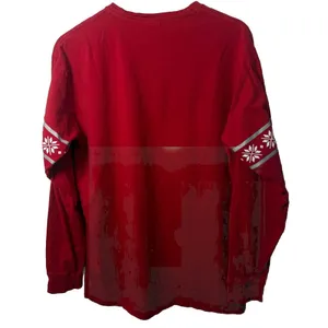 PINK Victorias Secret T-shirt Womens Med Red Wisconsin Badgers Campus Tee thumbnail 2