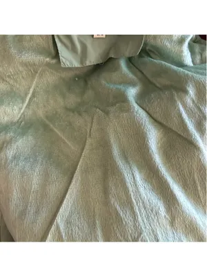 Roosevelt light green puffer vest quilted fleece lined outerwear hiking skiing L thumbnail 7