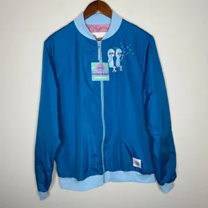 NWT Strange Planet bomber Jacket Windbreaker Sz‎ M Blue Size M thumbnail 9
