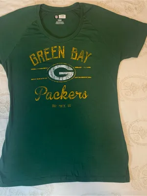 NFL Women's Green Bay Packers Team Apparel Baby Tee Ladies Sz Medium thumbnail 1