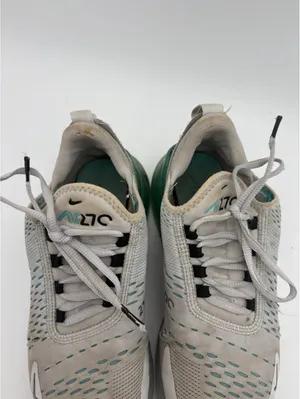 Nike Air Max 270 Platinum Aurora Woman’s Size 7 White and Green Sneakers (Read) thumbnail 3