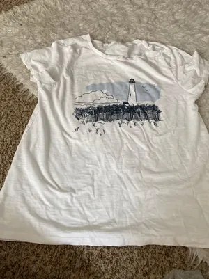 Loft The  white tee shirt thumbnail 1