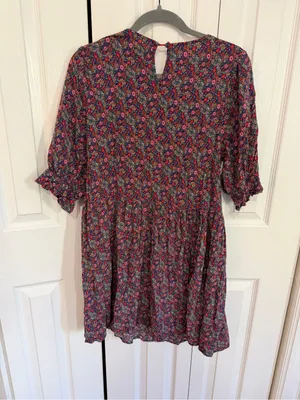 Natural Life Ditsy Floral Mini Dress Size Medium thumbnail 3