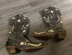 Vintage boots Black Size 7.5 thumbnail 1