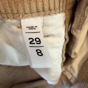 LOFT Corduroy Straight Leg‎ Pants Camel Tan Size 29 8 Raw Hem Casual Academia thumbnail 7