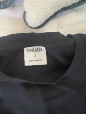 Gymshark Shirt Cropped Black thumbnail 2