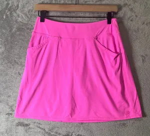 UPF 50+ Luxletic Maryana Skort Pink Small Golf Tennis Athleisure Preppy Coastal thumbnail 1
