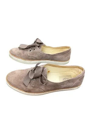 UGG 1Carilyn wms rose taupe leather suede lace up casual shoes sz 7 SKU 10-829 thumbnail 4