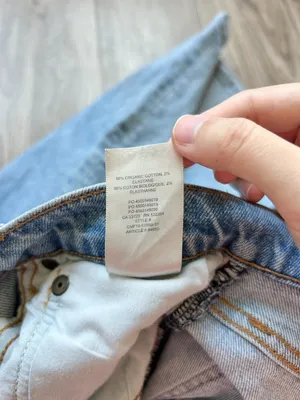 Aritzia Denim Forum The Arlo Hi-Rise Straight Jean in Light Wash Size 29 thumbnail 8