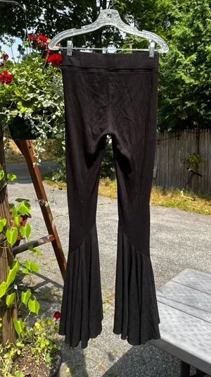Free People Black Flare Pants thumbnail 4