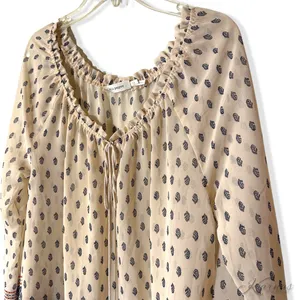 Blu Pepper Sheer Boho Tassel Top LG thumbnail 5