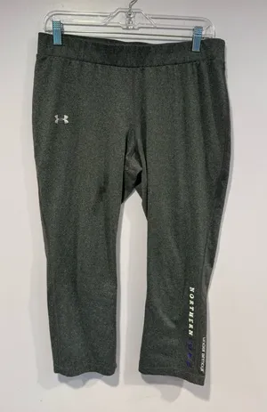 University of Northern Iowa‎ grey crop under armour leggings thumbnail 1
