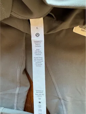 Lululemon Wunder Train High Rise 23” Grey Sage Size 6 NWT thumbnail 6