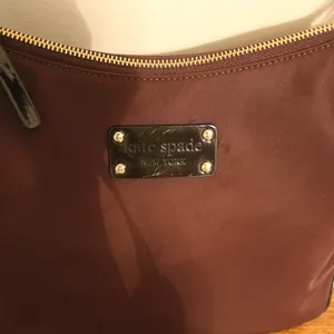 EUC Kate Spade Satchel Purse Bag Vintage? Burgundy thumbnail 2