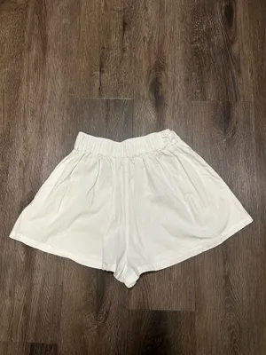 Free People White Linen Shorts thumbnail 3