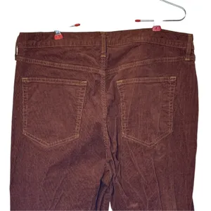 Gap Womens Pants High Rise 70s Flare Corduroy Retro Sable Brown Size 16/33R NWT thumbnail 6