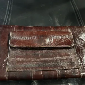 Chic Brown Leather Women's Wallet thumbnail 3