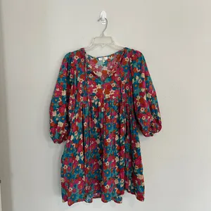 Entro Floral Mini Dress Size Small thumbnail 2