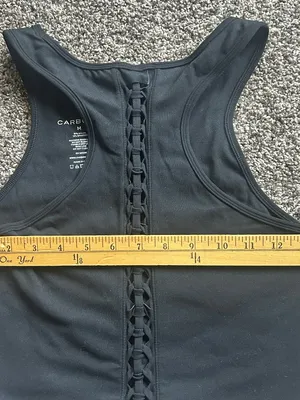 NWT Carbon 38 Womens Bra Raceback Size Medium Black thumbnail 4