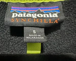Patagonia Women's Vintage Synchilla Fleece Pullover 1/4 Snap Fleece Jacket Sz S thumbnail 4