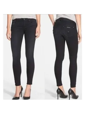 Hudson Midrise Lydia Super Skinny Dark Washed Jeans size 25 thumbnail 2