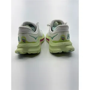 Hoka Womens 8 White Kawana Running Shoes Sneakers Teal Pink Lime Green thumbnail 3
