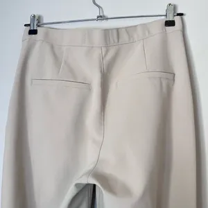 Abercrombie & Fitch Crossover Waist Tailored Relaxed Straight Trouser Pant Beige thumbnail 8