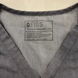 FIGS Casma Scrub Top in Graphite Size 4XL thumbnail 3
