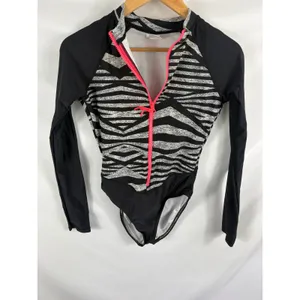 Speedo Womans Long Sleeve One Piece Power Flex Eco Swimsuit Size Small thumbnail 6