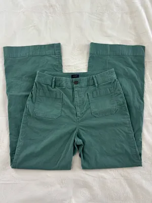 J.Crew Green Wide Leg Pants thumbnail 2
