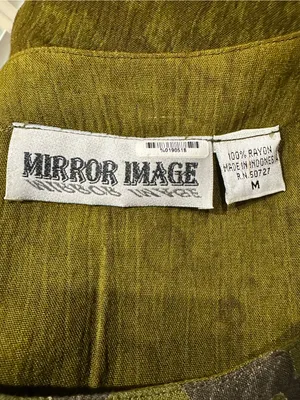 Mirror Image Olive Green Sleeveless Maxi Dress – Size Medium thumbnail 9