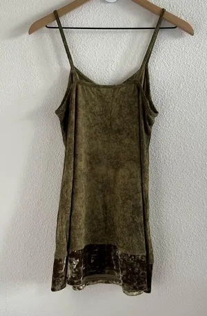 LOGO Layers by Lori Goldstein Crushed Velvet Contrast Tank US M thumbnail 5