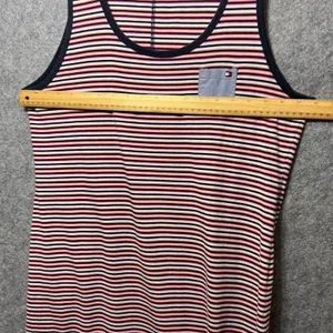 Tommy Hilfiger‎ Tank Maxi Dress Striped Sleeveless Casual Pocket Large Red White thumbnail 2