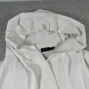 Polo‎ Ralph Lauren Womens Small Cardigan White Long Sleeve Open Front Collared thumbnail 11