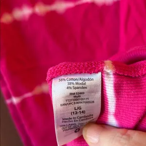 FINAL MARKDOWN Time and Tru Pink Tie-Dye Tank Top large thumbnail 3