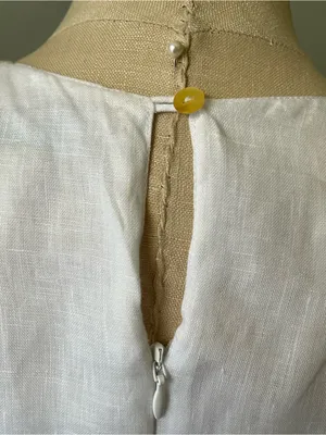 Pampelone• NWOT• Brown & White Linen Dresses Bundle• Sz S thumbnail 3