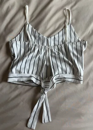 Striped tank top White Size M thumbnail 2