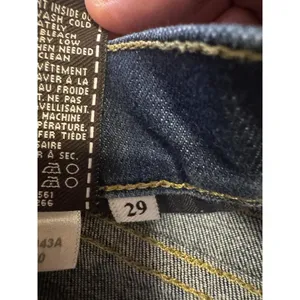 7 For All Mankind‎ Jeans Women’s 29 Blue The Skinny Crop Roll Stretch Preppy thumbnail 10