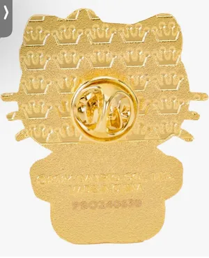 Loungefly Hello Kitty Sanrio 50th Anniversary Gold Mystery Box Pin (One Pin) NIB thumbnail 10