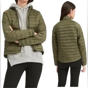 Everlane | Renew Green Light Weight Puffer Jacket thumbnail 2