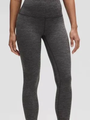 lululemon athletica High-Rise Heather Dark Gray Leggings thumbnail 1