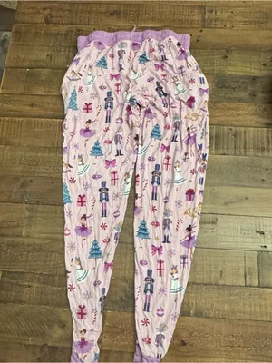 LITTLE SLEEPIES Nutcracker Ballerina Holiday Pajama Pants thumbnail 5